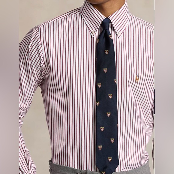 Polo Ralph Lauren Classic Fit Striped Oxford Shirt size L （16.5-34/35） - Picture 2 of 9